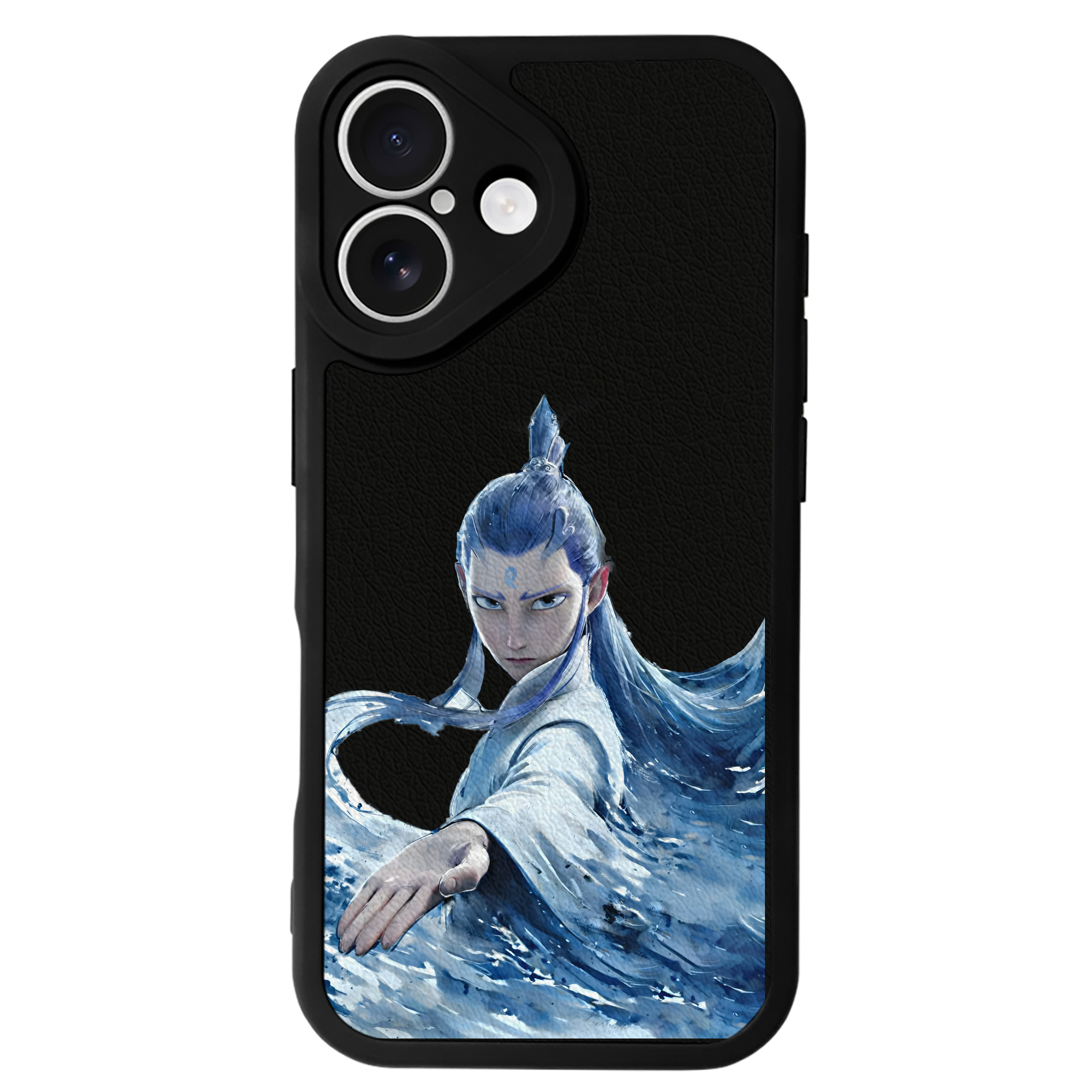 （画像用） Ne Zha 2 ナタ 魔童の大暴れ 【iPhone 16シリーズ対応】シリコンスマホケース（レザー調） 材質：シリコン